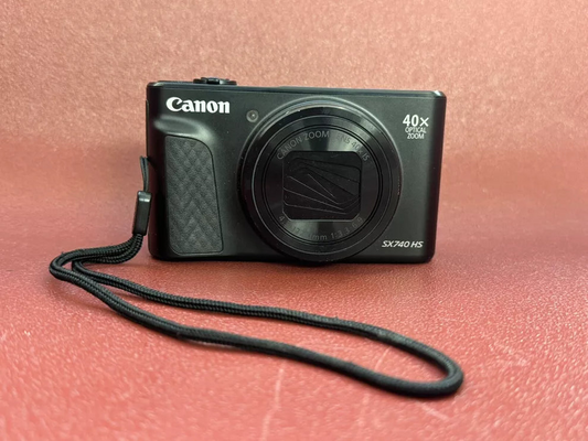 Canon PowerShot SX740 HS Compact Digital Camera Black 64GB Memory Card