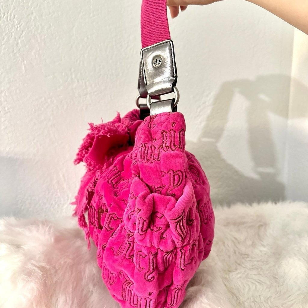 Juicy Couture Pink Velour Handbag