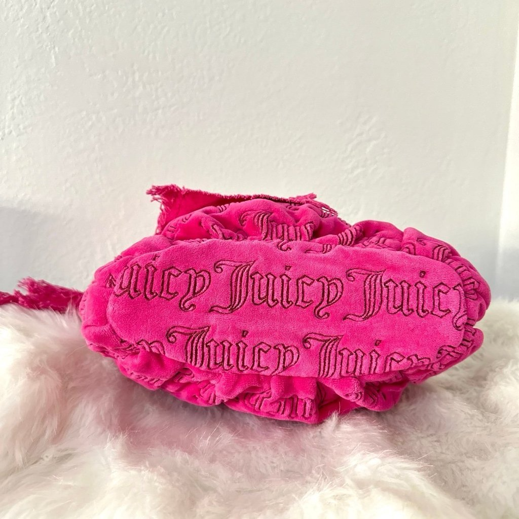 Juicy Couture Pink Velour Handbag