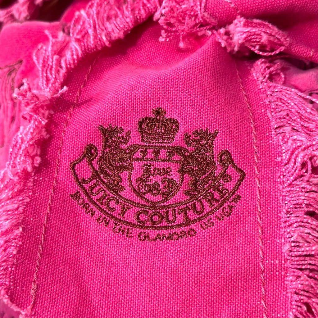 Juicy Couture Pink Velour Handbag