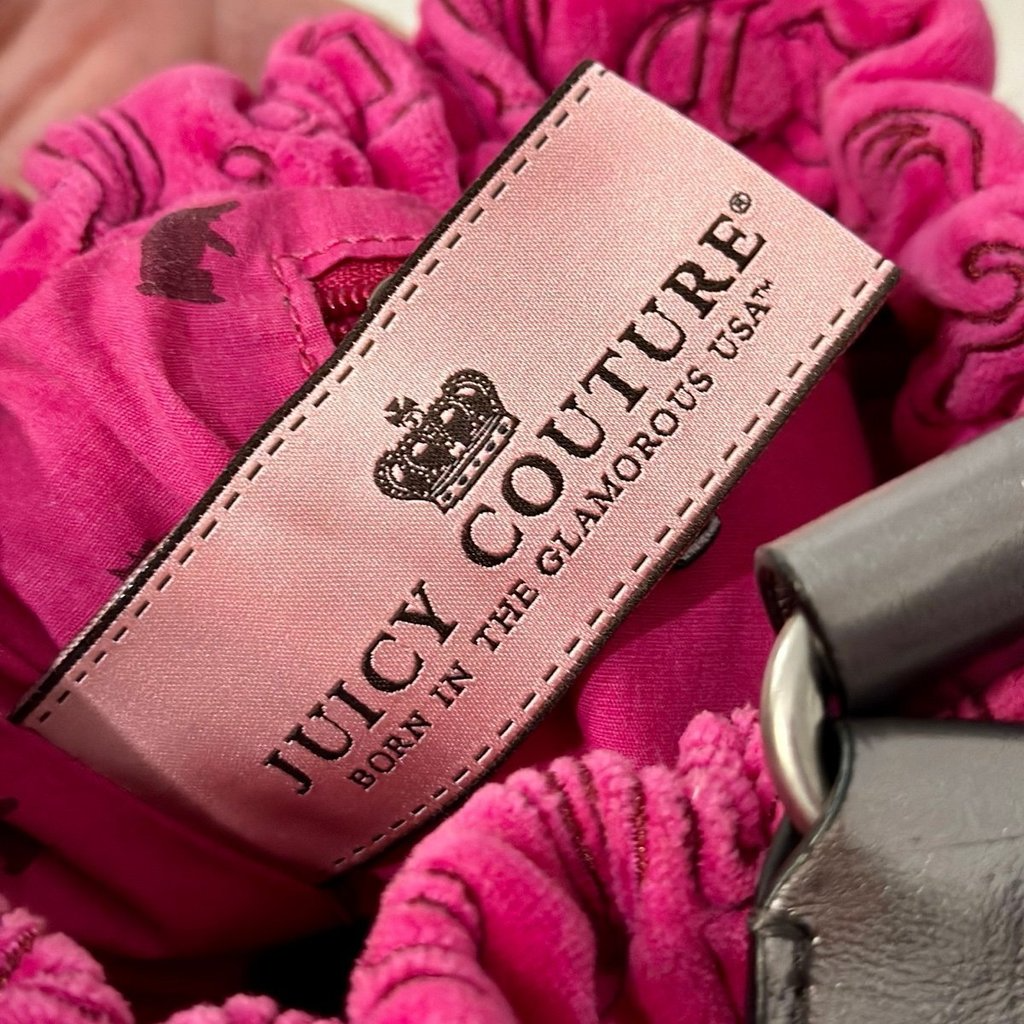 Juicy Couture Pink Velour Handbag