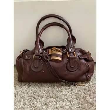 CHLOE PADDINGTON LEATHER HANDBAG